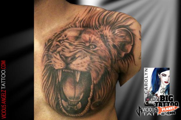 Channel your inner strength with our fierce lion tattoo concept. Embody  courage and power with this captivating design. Stay tuned for ou... |  Instagram