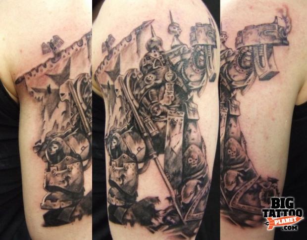 Warhammer Space Marine By Lucky Cat tatuaje  tatuaje Imágenes  vivi   Imágenes españoles imágenes