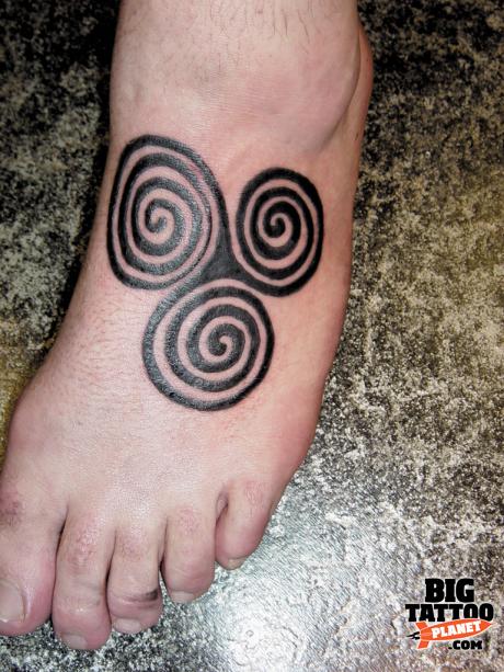 Manx Tattoo - Black and Grey Tattoo | Big Tattoo Planet